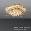 GobekUsa Amber Crystal LED Ceiling Light for Luxurious Home Decor