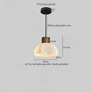 GobekUsa Glass LED Pendant Light - Modern Nordic Hanging Lamp for Home and Dining