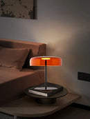 GobekUsa Glass Table Lamp - Nordic Style Nightstand Lamp, Adjustable Brightness, Minimalist Design