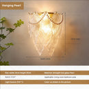 GobekUsa Luxe Crystal Glass Wall Lamp for Aisle, Living Room, Bedroom & Corridor Lighting