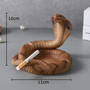 GobekUsa Cobra Ashtray Resin Crafts: Stylish Smoking Accessories for Home and Office