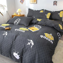 GobekUsa Lattice Plant Geometric Pattern Bedding Set with Sheet Pillows