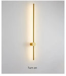 GobekUsa Creative Staircase Wall Lights: LED Strip Wall Lamp for Living Room