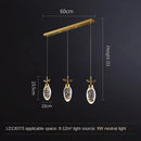 GobekUsa Crystal Chandelier: Modern Luxury LED Lighting for Home, Restaurant, Bedroom - Nordic Style