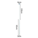 GobekUsa LED Minimalist Pendant Lamp - Black/White for Bedroom, Dining, Coffee Shop Lighting