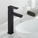 GobekUsa Brushed Gold Black Stainless Steel Bathroom Faucet Hot Cold Basin Tap Sink Mixer