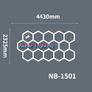 GobekUsa Hexagon LED Ceiling Light for Barbershop and Garage Hair Salon