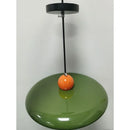 French Cream Flying Saucer Metal Pendant Light