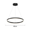 GobekUsa Gold Ring Pendant Lights Circle Acrylic LED Ceiling Lamp