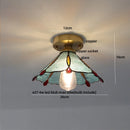 GobekUsa Amber Glass LED Ceiling Lamp Nordic Modern Simple Indoor Lighting