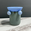 GobekUsa Geometric Ball Ceramic Vase Hand-made Home Decor