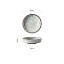 GobekUsa Ceramic Sauce Dishes Set - Round Seasoning & Snack Plates