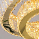 GobekUsa Crystal Chandelier: Luxury Pendant Lighting for Living Room, Staircase & Ceiling