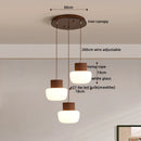 GobekUsa Hemp Rope LED Pendant Light - Nordic Glass Hanging Lamp for Home Decor