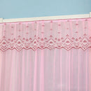 GobekUsa Lace Embroider Summer Insect Net Door Curtain for Living Room and Bedroom