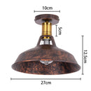 GobekUsa Industrial Flush Mount Light for Home Decor in Bedroom, Kitchen, Living Room