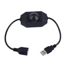GobekUsa LED Strip Lights Dimmer Switch USB Cable with Rotary/Touch Controller