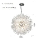 GobekUsa Dandelion Chandelier LED Pendant Lamp for Dining Room Bedroom Shops