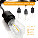 GobekUsa Dimmable LED Filament Bulb Warm White 2700K Shatterproof Waterproof IP44