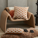GobekUsa Jacquard Crochet Pillow Covers in Yellow-brown for Elegant Home Decor