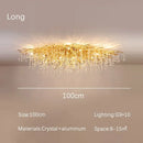 GobekUsa Crystal Branch Chandelier | Indoor Luxury Gloss Light for Living & Dining Room
