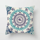 GobekUsa Geometric Square Pillowcase Ethnic Retro Sofa Pillow Cover 45x45cm Home Decor