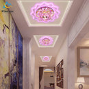 GobekUsa Lotus Crystal LED Ceiling Lamp, Nordic Brights, Modern Style