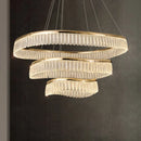 GobekUsa Crystal Chandelier Luxury LED Lighting for Living Dining Kitchen Bedroom