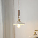 GobekUsa Copper Ceramic LED Pendant Light with Knob Switch - 4w Bulb & Lamparas Colgante