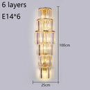 GobekUsa Crystal Wall Lamp: Elegant Lighting for Luxury Hotel, Club, Villa, Living Room, Office, Banquet