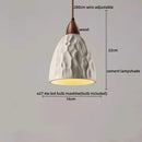 GobekUsa LED Pendant Lights for Modern Decor with Cement Wood Design