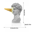 GobekUsa Ice Cream Horse Head Resin Sculpture Figurine for Home Office Decor & Gifts