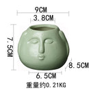 GobekUsa Ceramic Abstract Human Face Flowerpot Succulent Orchid Plant Vase Pot