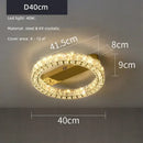 GobekUsa Crystal Ceiling Lights: Modern Luxury Dimmable LED Chandelier for Living Room