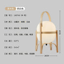 GobekUsa Bamboo LED Desk Lamp: Modern, Simple, and Stylish Table Light for Home Decor