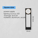 GobekUsa LED Path Light 12W Aluminum Pillar for Outdoor Garden, Pathway, Patio, Driveway