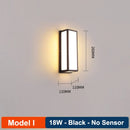 GobekUsa LED Radar Induction Wall Lamp for Hotel Garden, Modern Balcony Lights