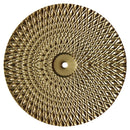 GobekUsa Geometric Golden Metal Wall Hanging Round Ornaments - Room Decoration Accessories