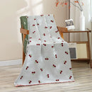 GobekUsa Cat Bath Towel - 100% Cotton Four-layer Gauze 75*160 CM - High Quality for Adults