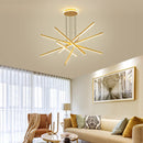 GobekUsa Luminous Ceiling Plate Chandelier: Modern Aluminum LED Light for Living Room Dining Table