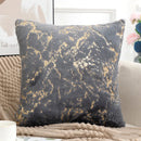 GobekUsa Golden Fur Cushion Cover White 43x43 - Luxury Home Decor Pillow Case