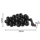 GobekUsa Grape Skewer Crafts Fruits Statue Desk Ornament