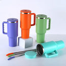 GobekUsa 40oz Stainless Steel Sippy Cup Thermo Bottle for Coffee Travel Mug