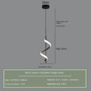 Modern Rotating Acrylic Butterfly Pendant Light