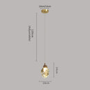 GobekUsa Crystal LED Chandelier: Modern Staircase & Living Room Pendant Light Fixture