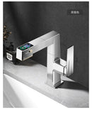 GobekUsa LED Basin Faucet Pull Out Mixer Tap Hot Cold Water Bathroom Sink Vanity