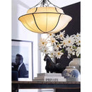 GobekUsa Japanese Umbrella Pendant Lamp - LED Ceiling Lantern for Living Room Bedroom Office