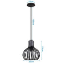 GobekUsa Industrial Metal Ball Pendant Light for Bedroom Kitchen Island