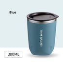 GobekUsa 300ml Stainless Steel Vacuum Flask Thermal Travel Mug Cup
