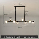 GobekUsa Bubble Ball LED Hanging Chandelier: Modern Nordic Magic Bean Design with G9 Lights